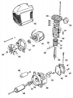 Bostitch C50-QS Type REV A Compressor Spare Parts